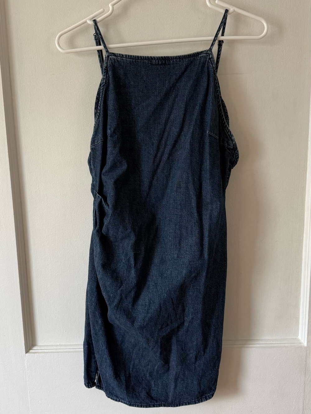 Zara Dark Blue Denim Mini Dress